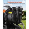 VEVOR Hauswasserwerk 735 W, 3785 L/h Jetpumpe mit 19 L Druckbehälter, 39 m Förderhöhe – Bild 5