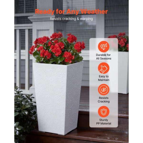 VEVOR Pflanztopf 300x300x550 mm 2er-Set, Blumentopf, Pflanzkasten mit Innentopf – Bild 2 VEVOR Pflanztopf 300x300x550 mm 2er-Set, Blumentopf, Pflanzkasten mit Innentopf – Bild 2