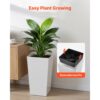VEVOR Pflanztopf 300x300x550 mm 2er-Set, Blumentopf, Pflanzkasten mit Innentopf – Bild 5 VEVOR Pflanztopf 300x300x550 mm 2er-Set, Blumentopf, Pflanzkasten mit Innentopf – Bild 5