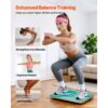 VEVOR Balance Board für Erwachsene 500 x 500 x 18 mm, 360° Drehbares Wackelbrett, Heimfitnessstudio – Bild 2