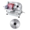 VEVOR Fleischschneidemaschine 200 W, Allesschneider für Gefrorenes Fleisch, Schinken