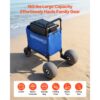 VEVOR Bollerwagen mit Ballonreifen (12 Zoll), Handwagen (75 kg Belastbar), Strandkarre Ideal für Camping – Bild 5
