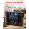 VEVOR Hausbar mit 4 Ebenen, Belastbar bis 181,4 kg, 150 x 46 x 110 cm – Bild 2