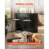 VEVOR Hausbar mit 4 Ebenen, Belastbar bis 181,4 kg, 150 x 46 x 110 cm – Bild 4