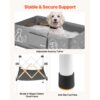 VEVOR 100L Hundebadwanne, Erhöhte Haustierbadwanne mit Metallgestell, Grau – Bild 3