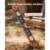 VEVOR 3 tlg. Wasserwaage Set, 225/400/600 mm Richtwaage mit 3 Libellen 90°/45°/0° & 0,5mm/m Genauigkeit – Bild 5