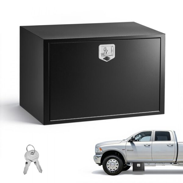 VEVOR Lkw Unterbaubox 914 x 609 x 609 mm Unterflur Staukasten Kaltgewalzter Stahl Wasserdichter Werkzeugkasten