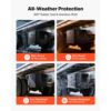 VEVOR Lkw Unterbaubox 914 x 609 x 609 mm Unterflur Staukasten Kaltgewalzter Stahl Wasserdichter Werkzeugkasten – Bild 3