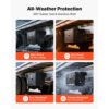VEVOR Lkw Unterbaubox 609 x 305 x 356 mm Unterflur Staukasten Kaltgewalzter Stahl Wasserdichter Werkzeugkasten – Bild 3