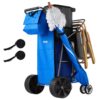 VEVOR Strandwagen mit Vollgummirädern (10 Zoll), Handwagen (75 kg Belastbar) für bis zu 4 Strandstühle