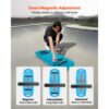 VEVOR Balance Board Holz Set für Erwachsene (76 cm), Wackelbrett bis 200 kg Belastbar, Magnetstoppern & Ablage – Bild 3