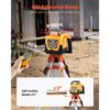VEVOR Rotationslaser-Nivelliergerät-Set mit Stativ & Messlatte, 300 m Reichweite, 360° drehbar – Bild 3 VEVOR Rotationslaser-Nivelliergerät-Set mit Stativ & Messlatte, 300 m Reichweite, 360° drehbar – Bild 3
