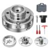 VEVOR 4 Zoll Drechselfutter Zentrierfutter (4 Backen) mit 1 Zoll x 8TPI Gewinde & Adapter