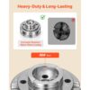 VEVOR 4 Zoll Drechselfutter Zentrierfutter (4 Backen) mit 1 Zoll x 8TPI Gewinde & Adapter – Bild 4