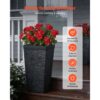VEVOR Pflanztopf 300x300x580 mm 2er-Set, Blumentopf, Pflanzkasten mit Innentopf & Abflusslöchern – Bild 2 VEVOR Pflanztopf 300x300x580 mm 2er-Set, Blumentopf, Pflanzkasten mit Innentopf & Abflusslöchern – Bild 2
