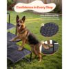 VEVOR Hundetreppe Auto Klappbar 4-Stufig, Tragbare Einstiegshilfe für Auto, Tragkraft bis 113 kg – Bild 4
