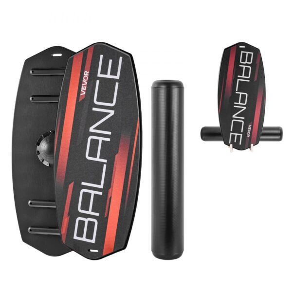 VEVOR Balance Board Set für Erwachsene (78 cm), Wackelbrett bis 200 kg Belastbar, Magnetstoppern & Ablage