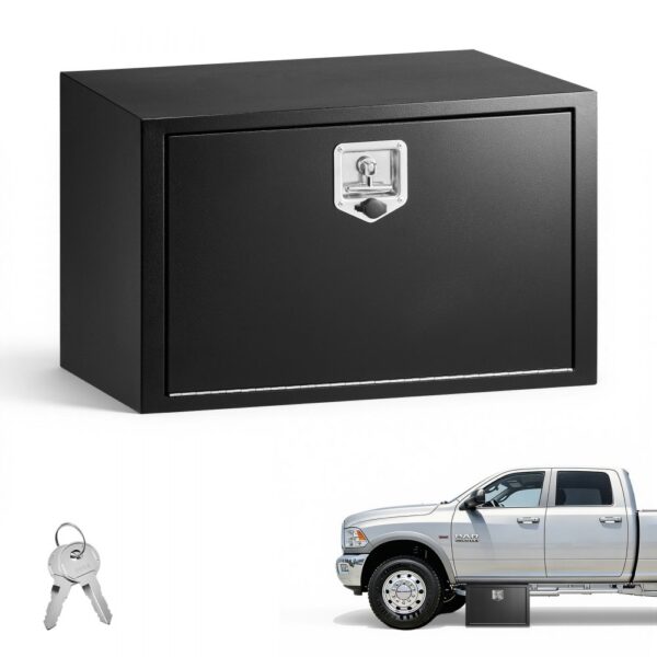 VEVOR Lkw Unterbaubox 762 x 457 x 457 mm Unterflur Staukasten Kaltgewalzter Stahl Wasserdichter Werkzeugkasten