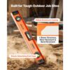 VEVOR 4 tlg. Wasserwaage Set, 40/60/90/120cm Richtwaage mit 3 Libellen 90°/45°/0° & 0,5mm/m Genauigkeit – Bild 5