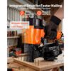 VEVOR Druckluft-Coilnagler CN45C, Nagelpistole mit Kontaktauslöser für Dachschalung – Bild 4