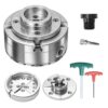VEVOR Drechselfutter 4 Zoll, 4-Backen-Futter-Set Selbstzentrierend, 1 Zoll x 8 TPI-Gewinde