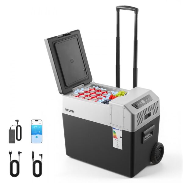 VEVOR Kompressor Kühlbox 40 L, 12 V/24 V DC, 100–240 V AC, -22 °C bis 10 °C