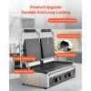 VEVOR kommerzieller Kontaktgrill 3600 W Elektrogrill Sandwichmaker (Doppelbackplatten) Panini Presse – Bild 3 VEVOR kommerzieller Kontaktgrill 3600 W Elektrogrill Sandwichmaker (Doppelbackplatten) Panini Presse – Bild 3