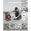VEVOR Rohrreinigungsmaschine φ8 mm x 15 m, 4 Schneidmessern & pneumatischem Fußschalter, Rohrreinigungsgerät – Bild 5