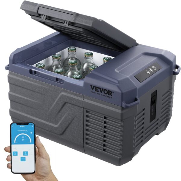 VEVOR Autokühlschrank, 12-Volt-Autokühlschrank, tragbarer 9-Liter-Einzelzonen-Gefrierschrank VEVOR Autokühlschrank, 12-Volt-Autokühlschrank, tragbarer 9-Liter-Einzelzonen-Gefrierschrank
