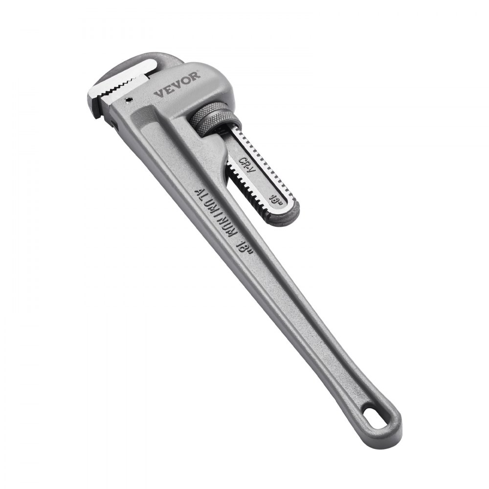 VEVOR Rohrzange, 18" gerade Aluminium-Rohrzange, verstellbarer Sanitärschlüssel