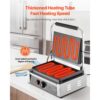 VEVOR kommerzieller Panini-Grill Kontaktgrill 2200 W für Sandwiches Steak Bacon Hamburger, Paninipresse – Bild 2