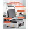 VEVOR kommerzieller Panini-Grill Kontaktgrill 2200 W für Sandwiches Steak Bacon Hamburger, Paninipresse – Bild 3