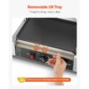 VEVOR kommerzieller Panini-Grill Kontaktgrill 2200 W für Sandwiches Steak Bacon Hamburger, Paninipresse – Bild 4