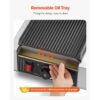 VEVOR kommerzieller Panini-Grill Kontaktgrill 1800 W für Sandwiches Steak Bacon Hamburger, Paninipresse – Bild 4