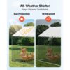 VEVOR Hühnerstall Metall, 3x8x2 m, Begehbarer Hühnerauslauf mit Abdeckung – Bild 5