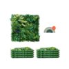 VEVOR Künstliche Pflanzenwand, 8 Stück, 500x500x50 mm, 3D-Kombination aus grünen Buchsbaumpaneelen VEVOR Künstliche Pflanzenwand, 8 Stück, 500x500x50 mm, 3D-Kombination aus grünen Buchsbaumpaneelen