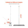 VEVOR Rasennivellierrechen, Levelingrake mit 213 cm Griff, 1219x254 mm Bodenplatte – Bild 4