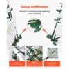 VEVOR Künstliche Pflanzenwand, 24 Stück, 380x380x65 mm, Künstliche Hecke – Bild 4