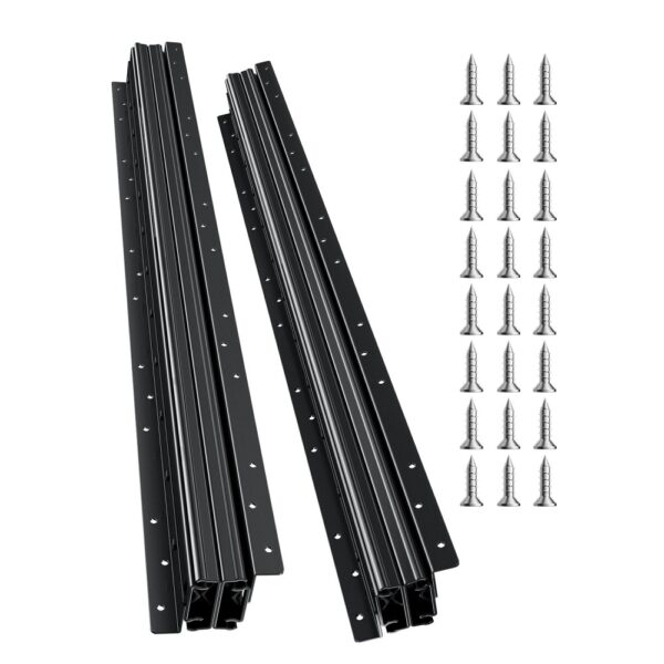 VEVOR Schubladenführungen Bodenhalterung, 80 cm, 118 kg Tragkraft, zum Selberaustausch