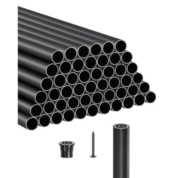 VEVOR Geländerstab, 51er-Set, φ19x813 mm Aluminium-Treppenbaluster, runder Stab VEVOR Geländerstab, 51er-Set, φ19x813 mm Aluminium-Treppenbaluster, runder Stab