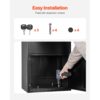 VEVOR Paketbriefkasten 1198x500x360 mm, Paketkasten mit Schloss, Packstation für Zuhause und das Büro – Bild 5 VEVOR Paketbriefkasten 1198x500x360 mm, Paketkasten mit Schloss, Packstation für Zuhause und das Büro – Bild 5