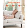VEVOR Loveseat-Sofa Couch mit zwei Sitzen (176 cm), Büro oder Wohnung, Cremeweiß – Bild 2