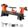 VEVOR Drechselbank, 1 PS/750 W, Drechselmaschine mit variabler Drehzahl von 150 bis 3800 U/min