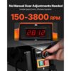 VEVOR Drechselbank, 1 PS/750 W, Drechselmaschine mit variabler Drehzahl von 150 bis 3800 U/min – Bild 4