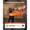 VEVOR Drechselbank, 1,5 PS, Drechselmaschine mit variabler Drehzahl von 150 bis 3200 U/min – Bild 2