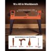 VEVOR Drechselbank, 1,5 PS, Drechselmaschine mit variabler Drehzahl von 150 bis 3200 U/min – Bild 3