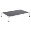 VEVOR erhöhtes Hundebett für große Hunde, kühlendes Haustierbett XL (1250 x 830 mm) Grau