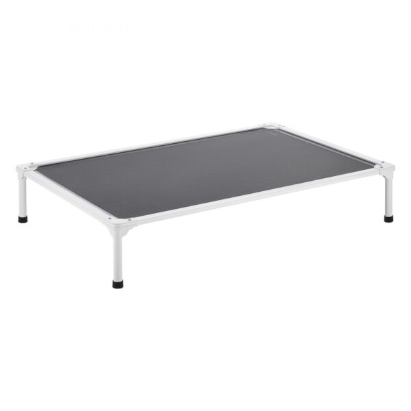 VEVOR erhöhtes Hundebett für große Hunde, kühlendes Haustierbett XL (1250 x 830 mm) Grau