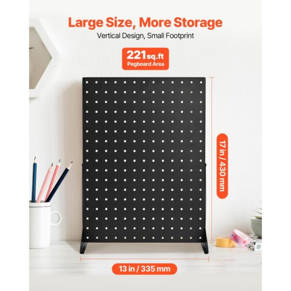VEVOR Stecktafel Displayständer, 440x330x114 mm, Präsentationsständer, Schwarz (4 Stk.) – Bild 2