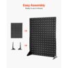 VEVOR Stecktafel Displayständer, 440x330x114 mm, Präsentationsständer, Schwarz (4 Stk.) – Bild 5
